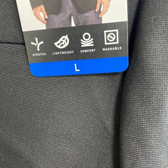 NEW Kenneth Cole Men's L Black Stretch Suit Jacket Blazer Unlined - Picture 10 of 12